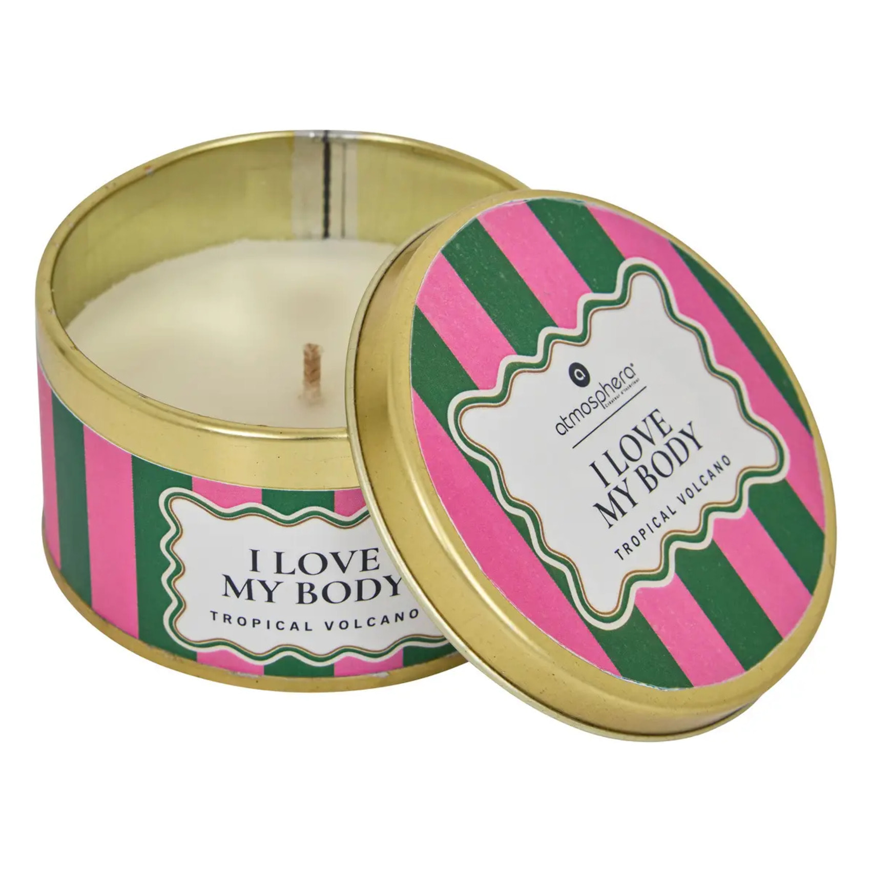 Coffret 8 bougies parfumées Sujan pot métal