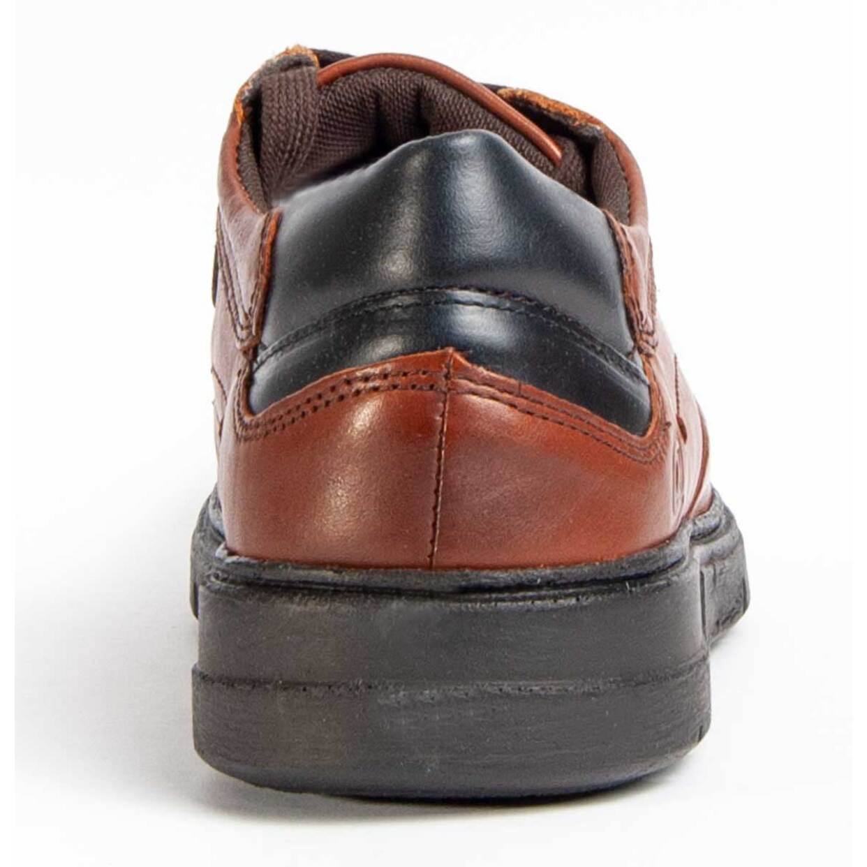 Zapato Oxford De Piel - Marron