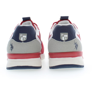 Sneakers U.S. Polo Assn Red-Light Grey