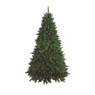 Albero di Natale Riccardo, Albero artificiale extra folto, Albero effetto reale in PVC, 1078 rami, Altezza cm 210