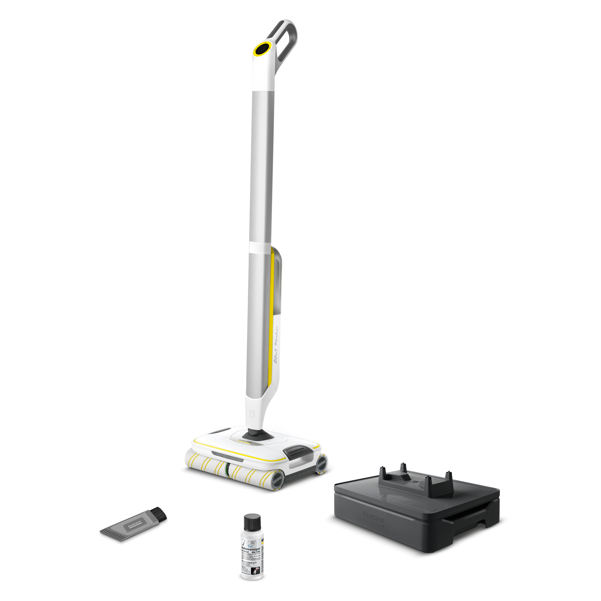 Nettoyeur de sols connecté Karcher FC 8 Smart Signature Line - Aspire lave et sèche - Connecté- écran LCD- Autonomie 50 min