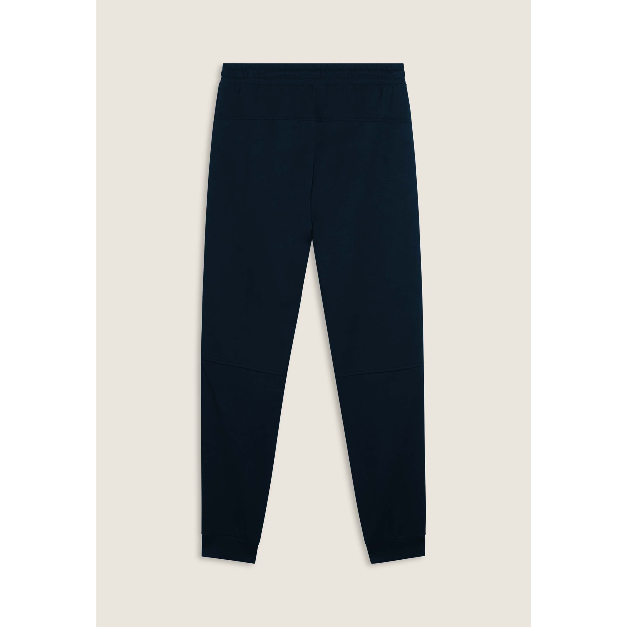 Pantaloni a carota in interlock con zip laterali