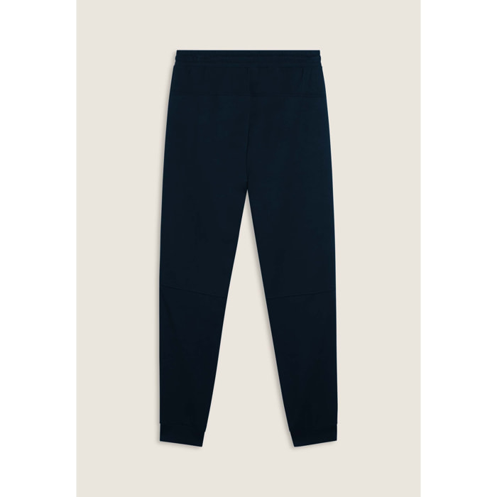 Pantaloni a carota in interlock con zip laterali
