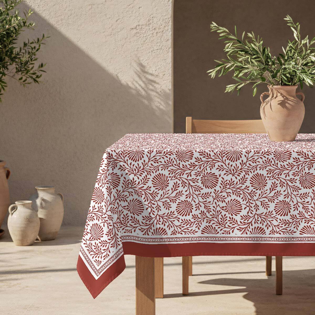 Mantel antimanchas Rajasthan - 100% algodón -