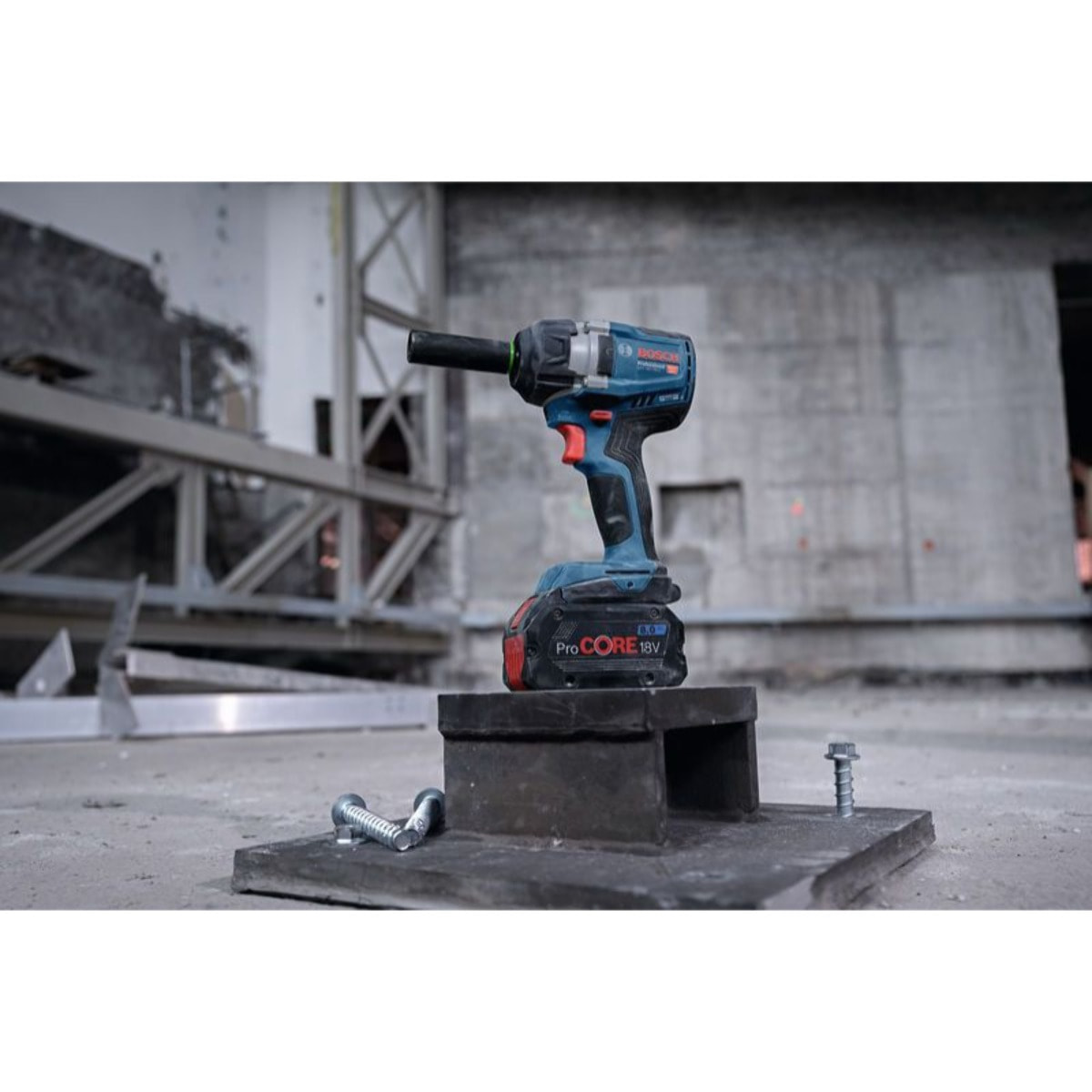 Visseuse à chocs/boulonneuse sans fil GDS 18V-750 C Professional - BOSCH - Sans batterie, ni chargeur - L-Boxx - 06019L9001