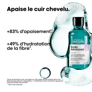 Série Expert Scalp Advanced Anti-Inconfort - Shampooing Dermo-Regulateur Effet Apaisant - Cuirs Chevelus Sensibles 300 ml