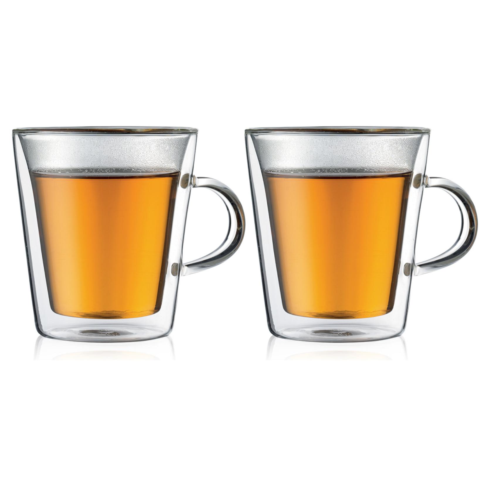 CANTEEN: Set 2 verres, double paroi, avec anse, 0.2 l 0.2 L
