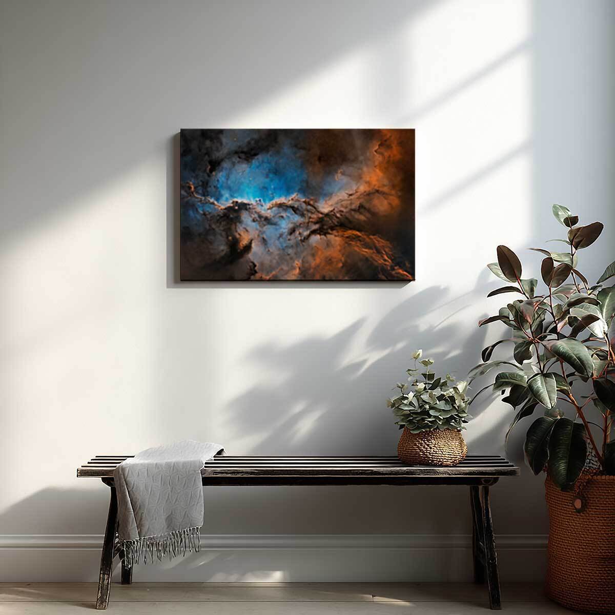 Tableau astronomie Dragons d'Ara Toile imprimée
