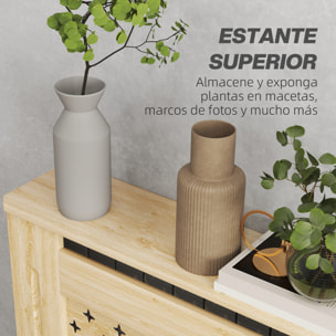 Cubre Radiadores Cubreradiador de MDF Cubierta para Radiador para Salón Dormitorio Pasillo 78x19x82 cm Roble