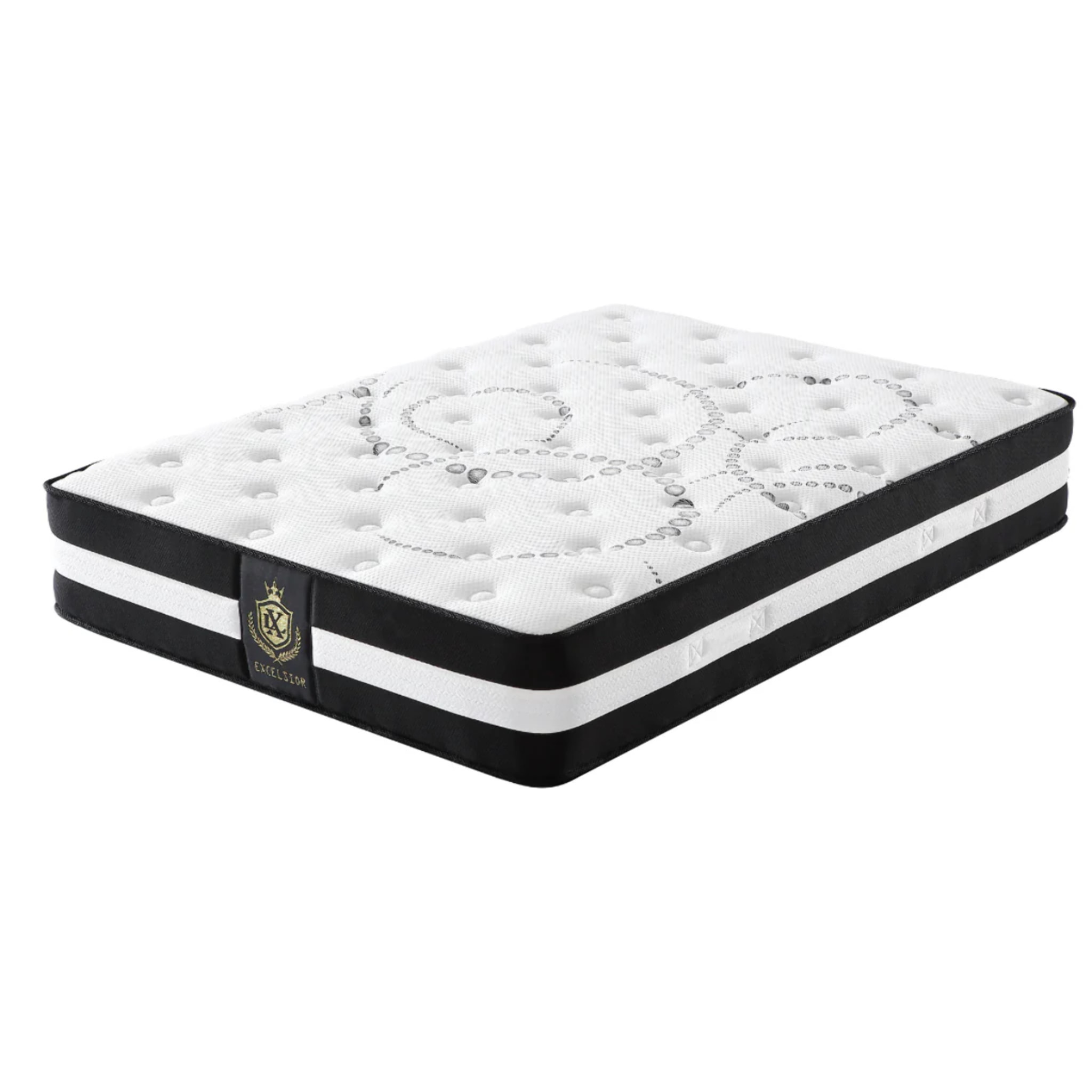 Matelas Excellence | 30 cm | Mémoire de forme et Ressorts ensachés | Réduit les points de pression | Soutien morphologique
