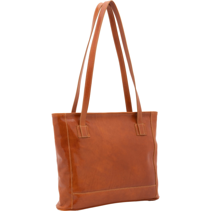 Borsa a spalla da donna - Modello Cressa - Vera pelle - 30.0 x 37.0 x 8.0 cm