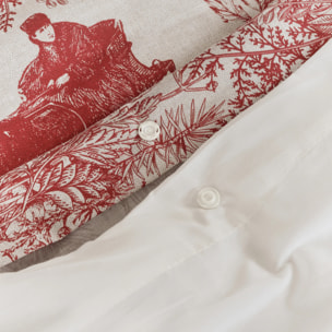 Housse de couette avec clics 100% coton Laponia 60