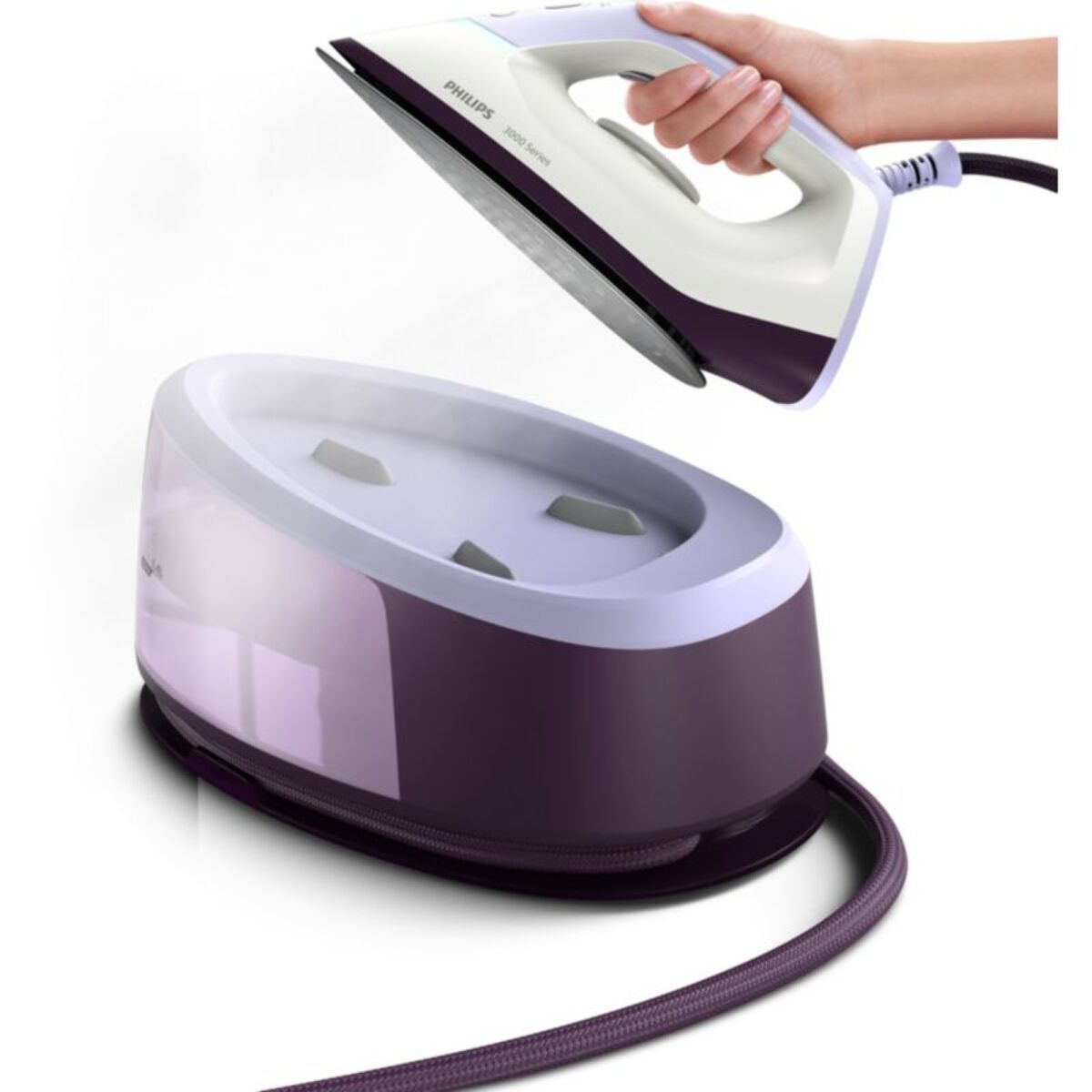 Centrale vapeur PHILIPS PSG3000/30 mauve 1,4L