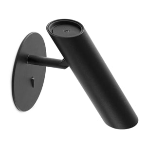 LEO Lampada da parete nera