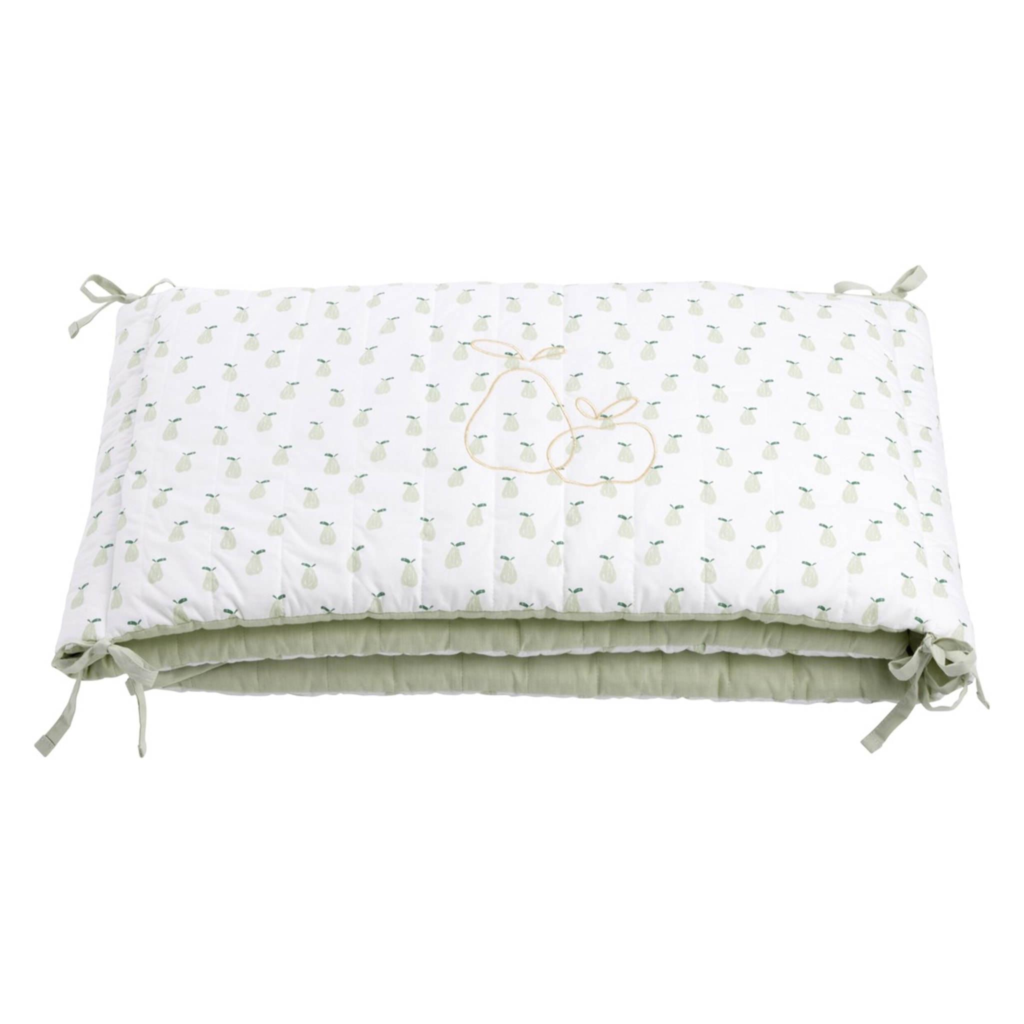 Tour de lit 200x36x4cm en coton Vert tilleul