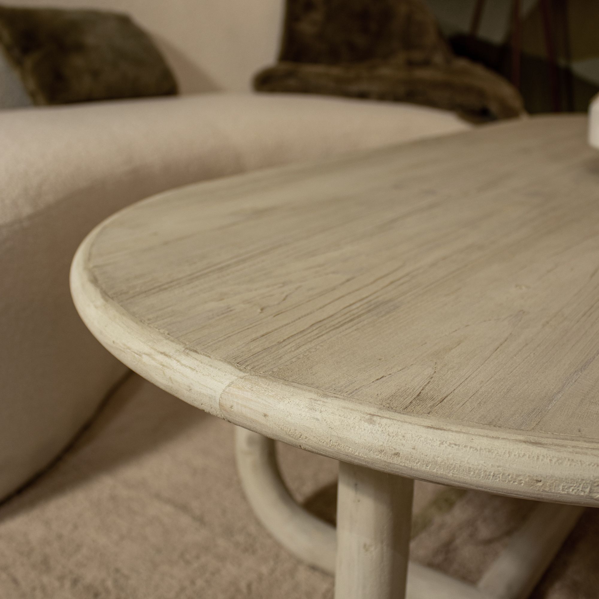 Table basse en pin recyclé KRISTEN