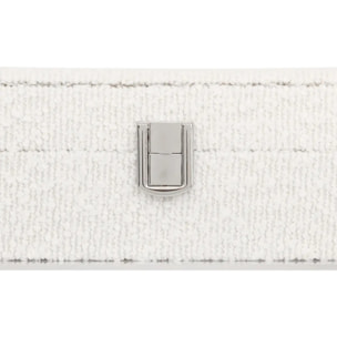 Boîte à bijou "Loe" bouclette blanc 28x19cm