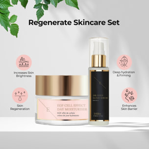 Dúo de oro de 24 quilates y EGF Power