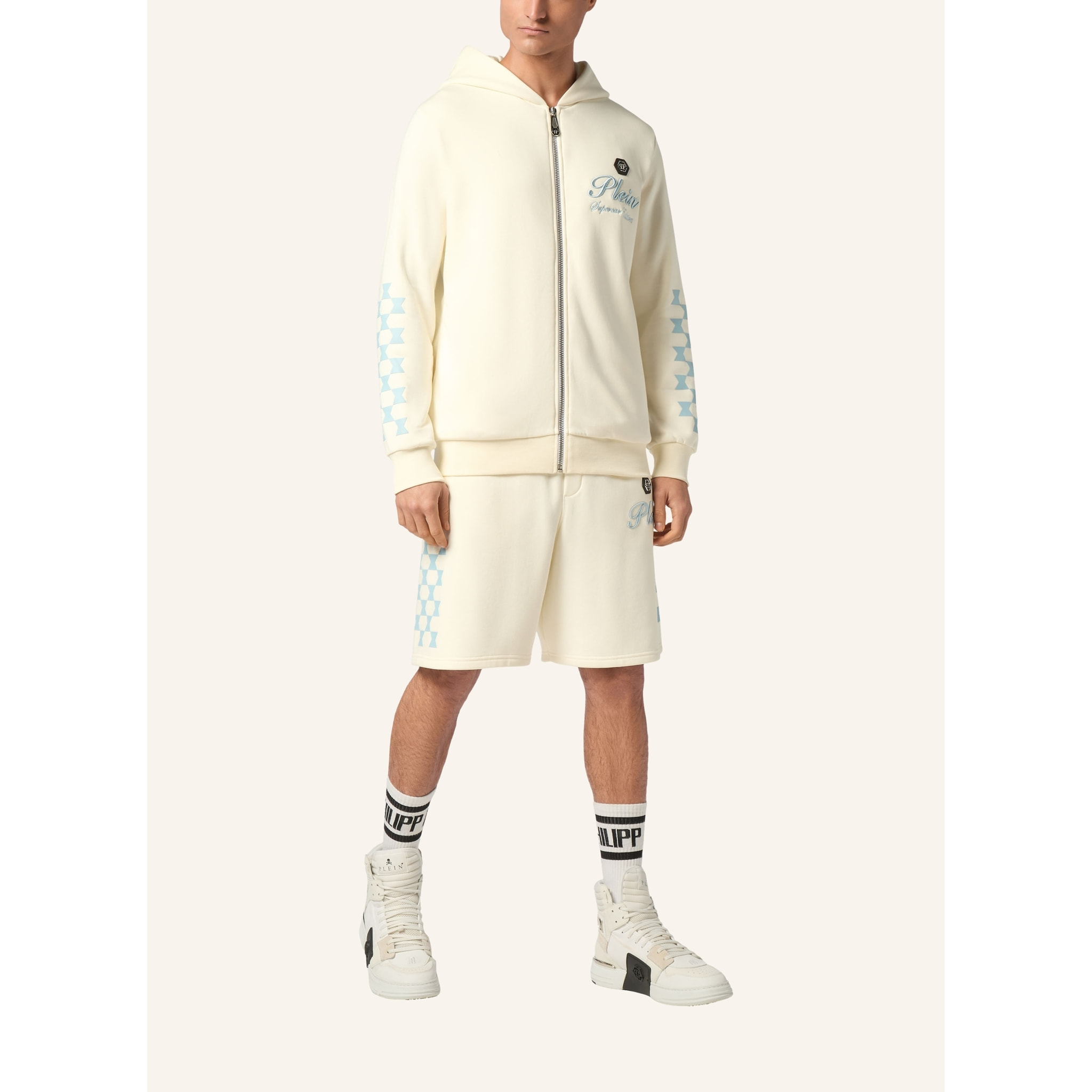 PHILIPP PLEIN Hooded Sweatjacket