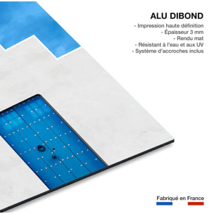 Tableau bleu grec Tableau alu Dibond