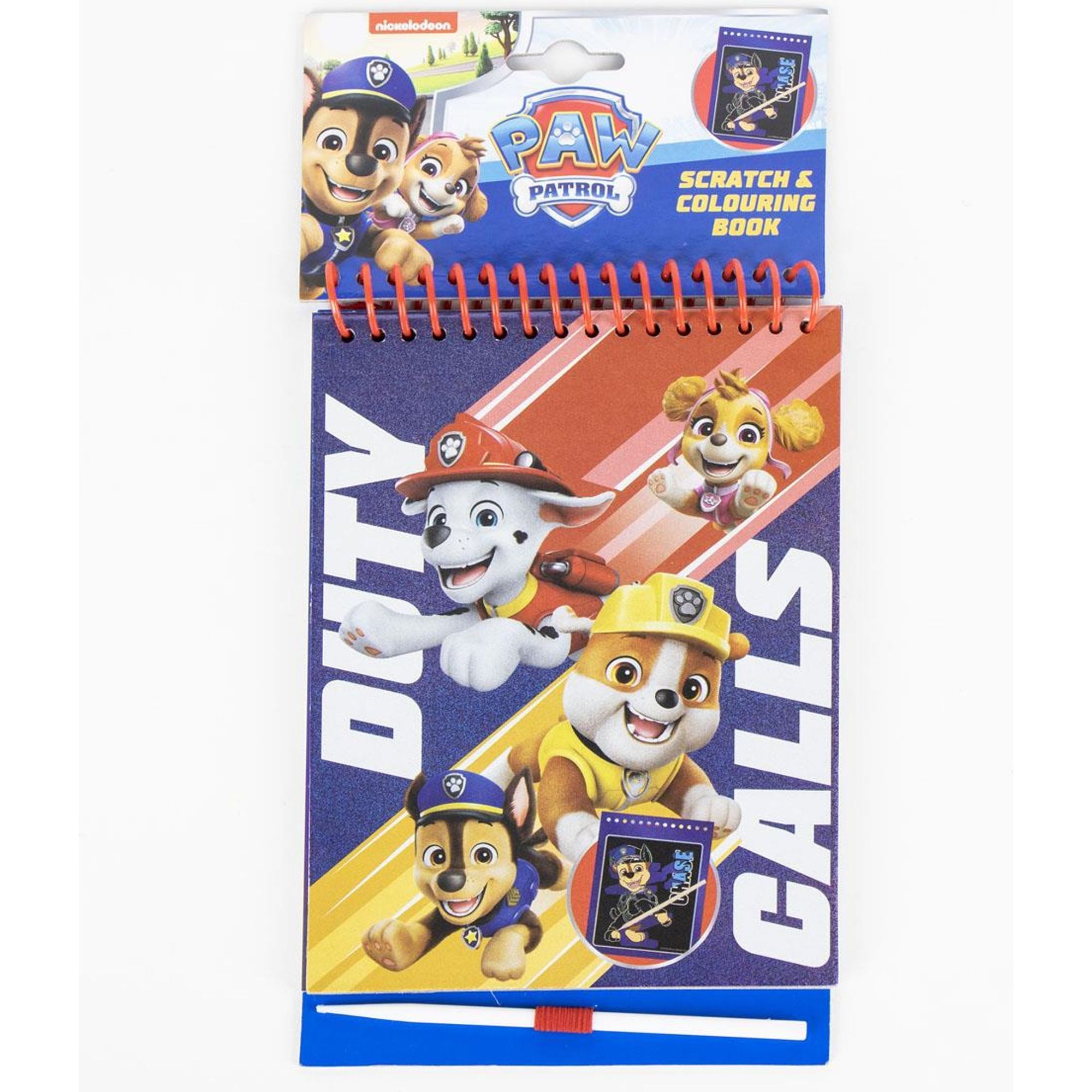 Set De Papelería Scratch Book Paw Patrol