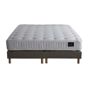 Ensemble matelas 100% latex, CLARTE + Sommier tapissier 11 cm