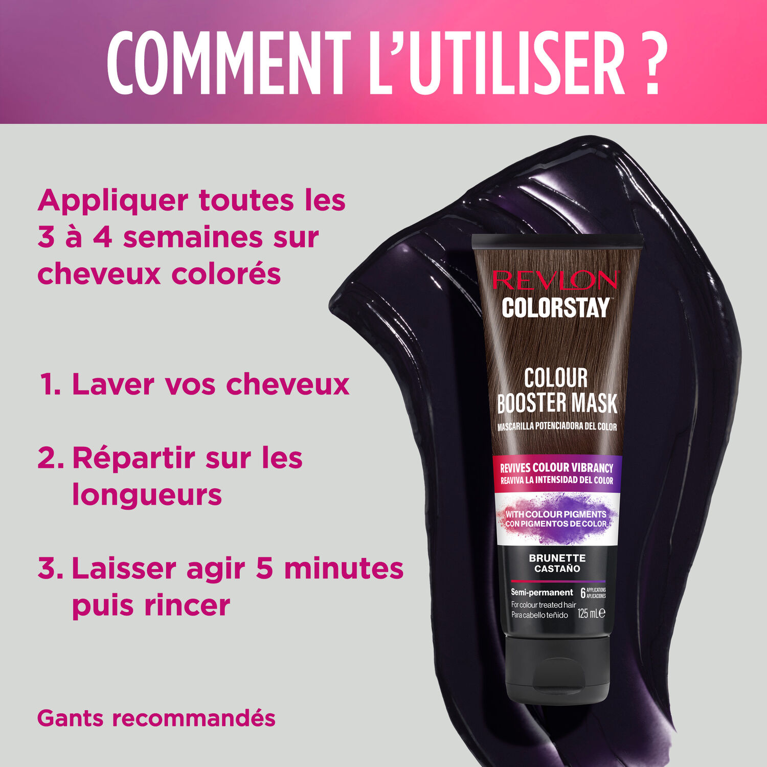 ColorStay Colour Booster Mask - Coloration Temporaire en Masque