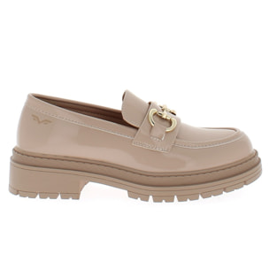 Armata di Mare Scarpe Mocassini Donna con Decorazione a Catena con Soletta in Memory Foam AMD S51H09 Nude
