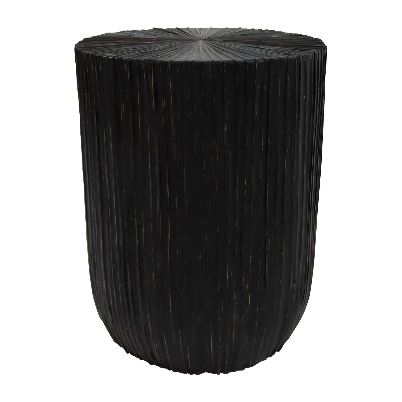 Meuble d'appoint en bois et feuilles de cocotier TUPAI