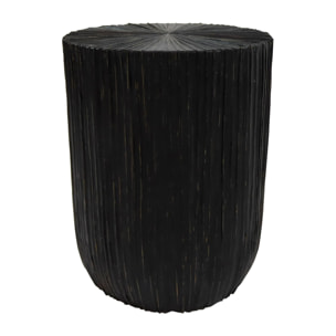 Meuble d'appoint en bois et feuilles de cocotier TUPAI