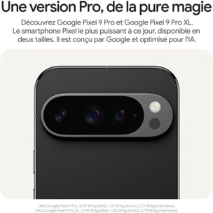 Smartphone GOOGLE Pixel 9 Pro Noir Volcanique 512Go