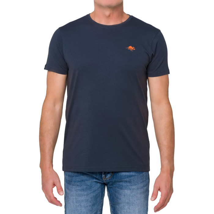 Camiseta de algodón 180 gr Hot Buttered Mistral marino