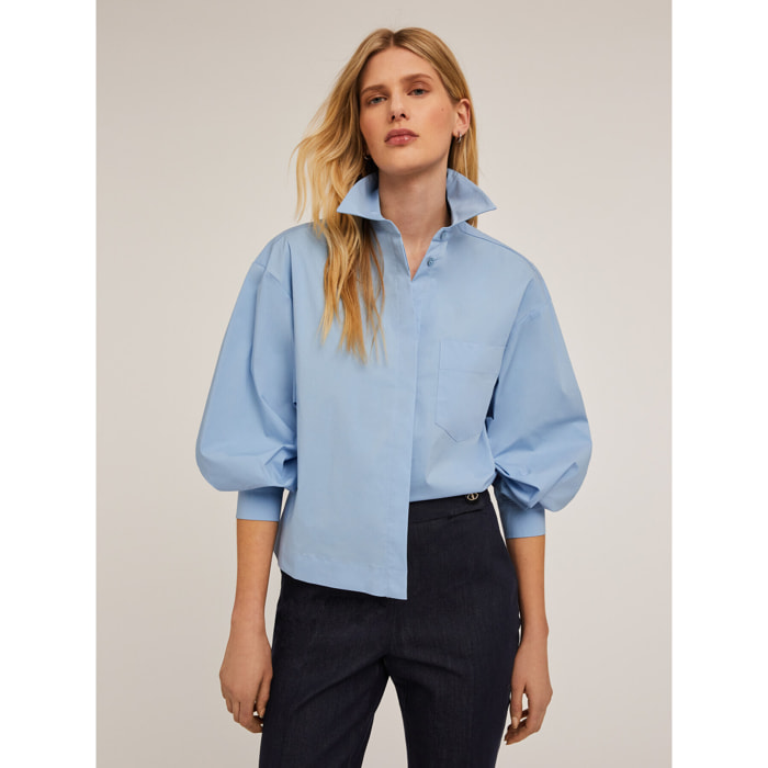 Motivi - Camicia over - Azzurro