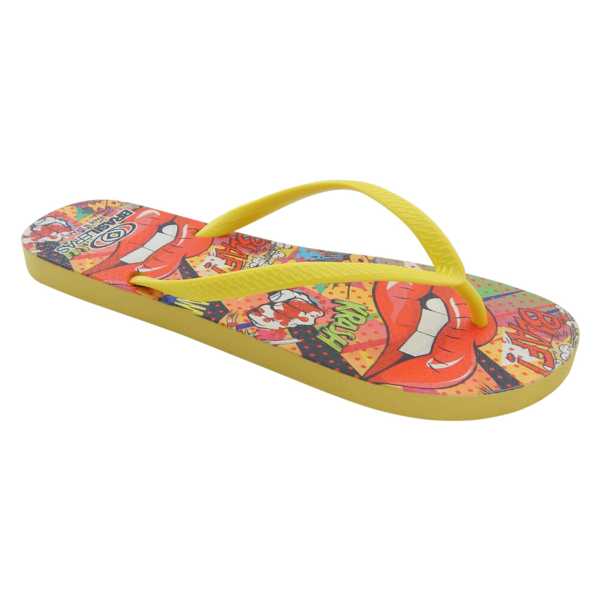 Chanclas de playa ,Printed Pop Art