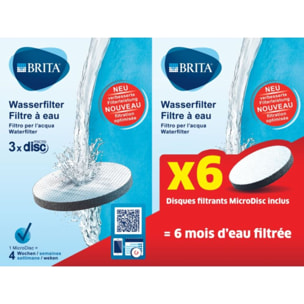 Filtre BRITA Pack 6 MICRODISCS Filtrants