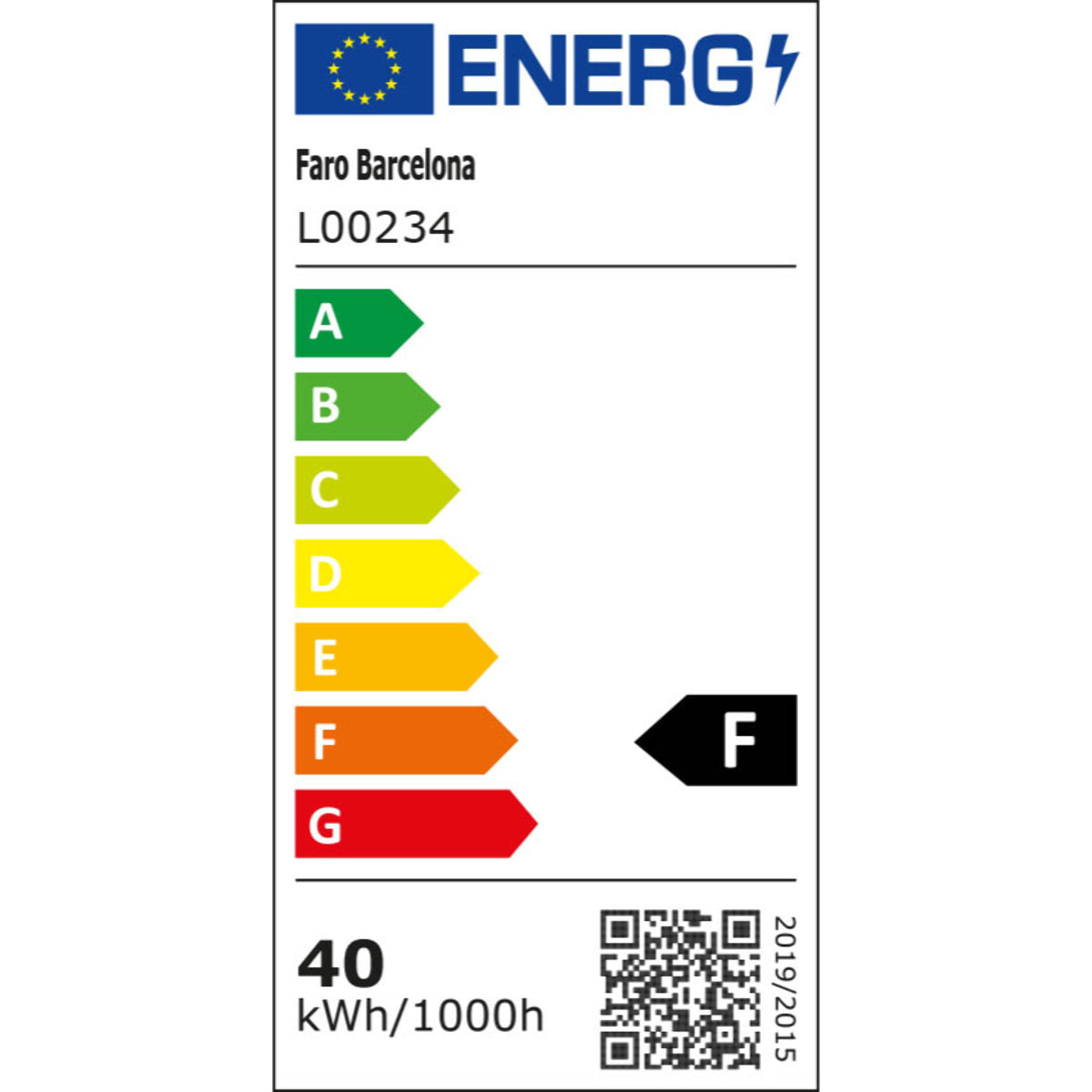 LUAN Encastrable blanc 40W lumière chaude