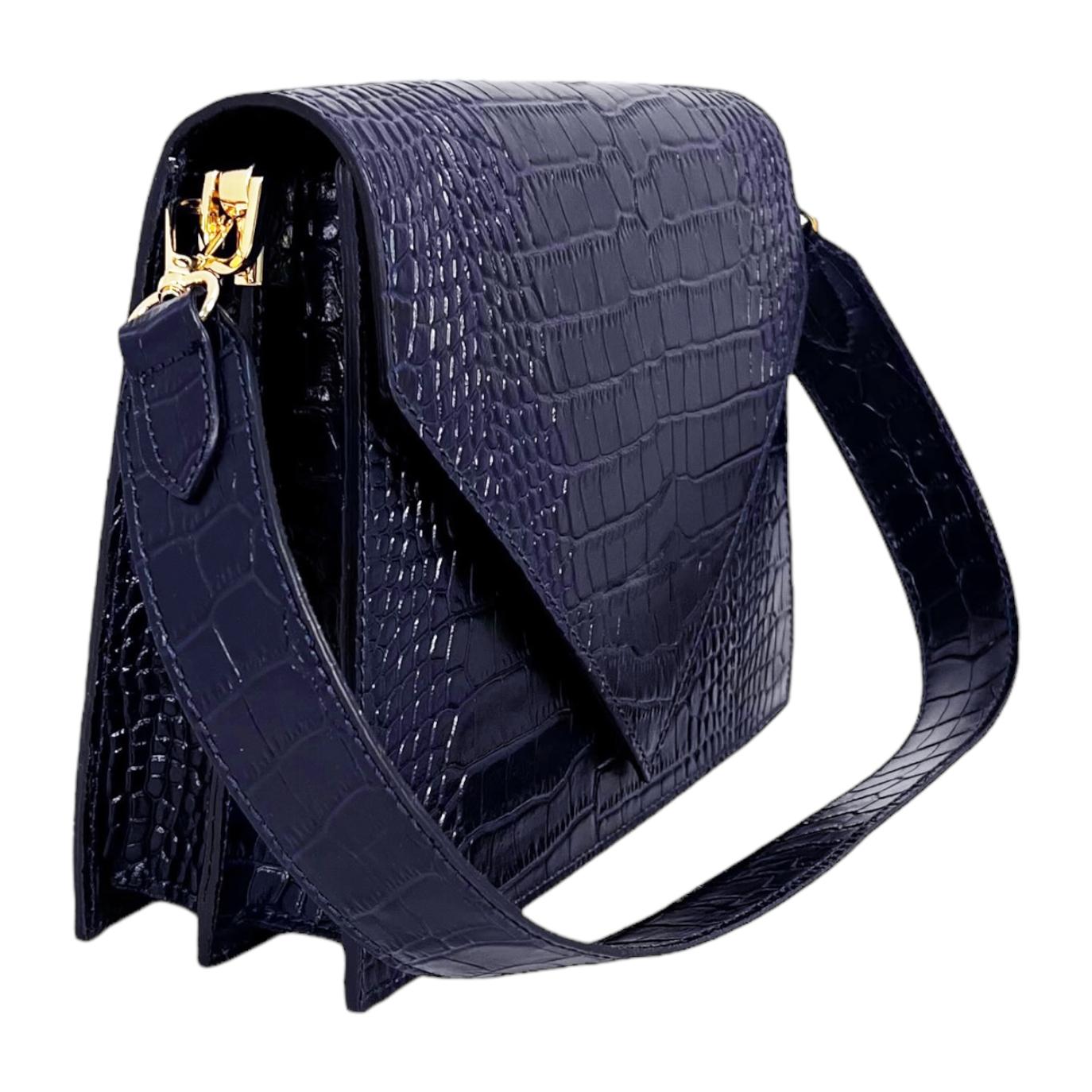 Borsa a spalla Cheval Firenze Penelope Blu Scuro