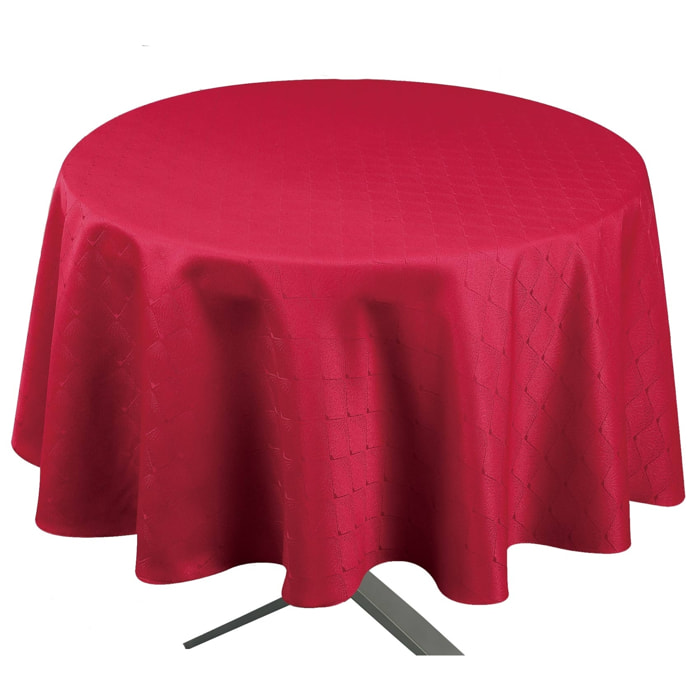 Nappe ronde extérieure esprit bord de mer - Rouge