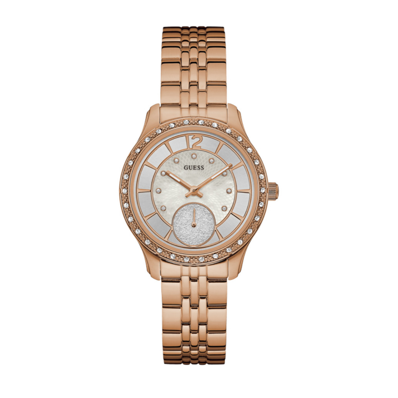 Reloj Guess W0931L3 Mujer Analogico Cuarzo con Correa de Acero