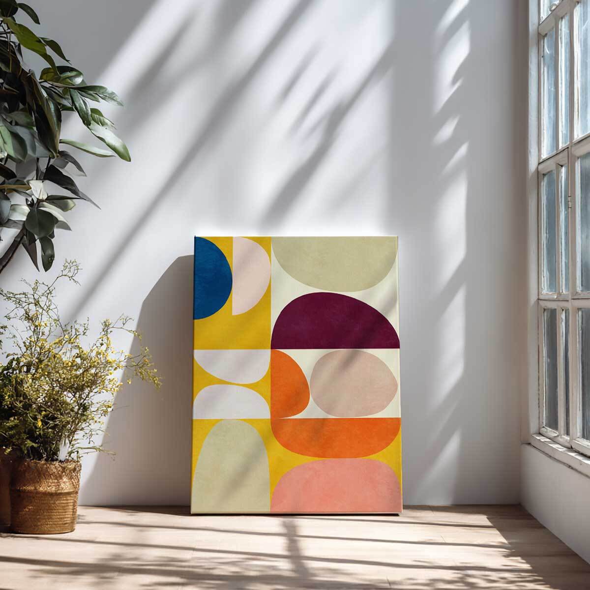 Tableau art abstrait Vivid composition Toile imprimée