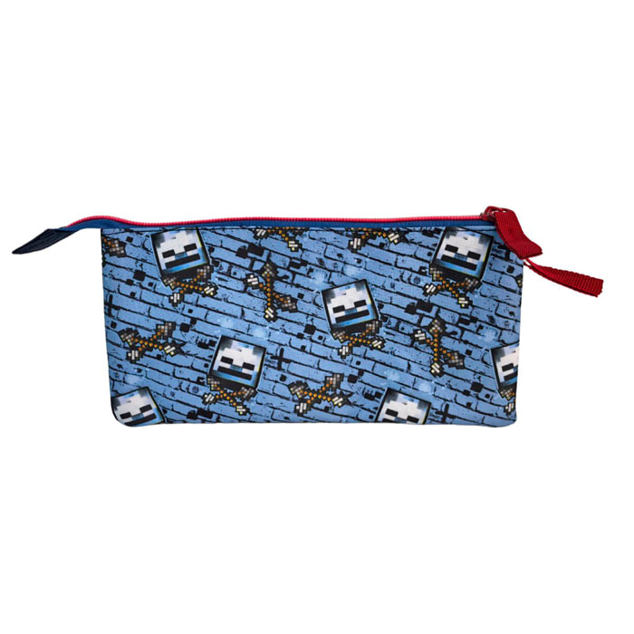 Minecraft Comportamento Ostile portapenne triplo.