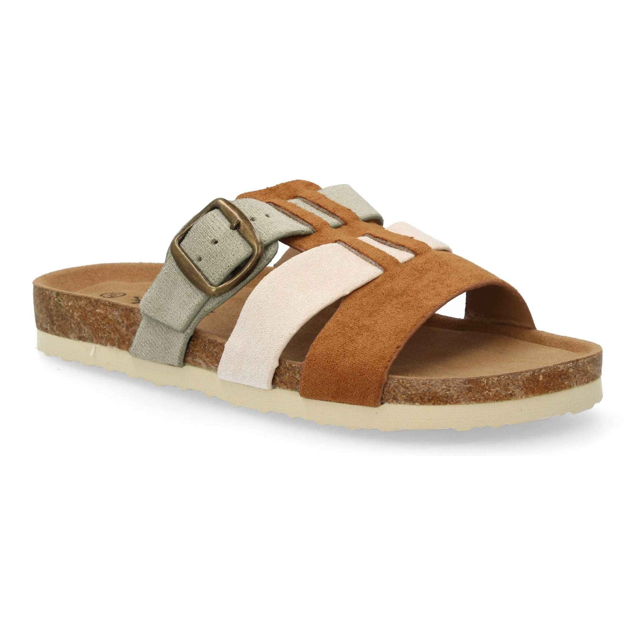 Sandalia Mujer cómoda con tiras y hebilla