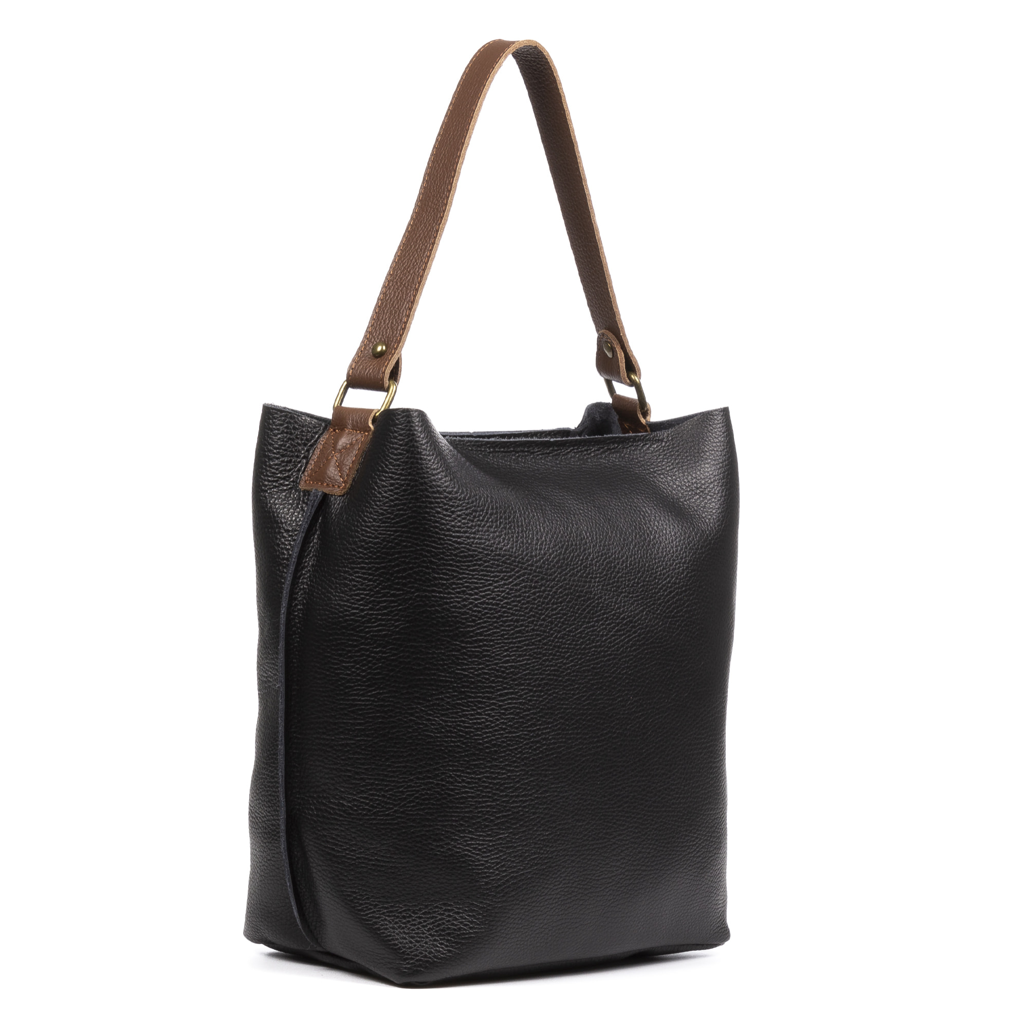 Alia borsa a spalla donna. Pelle autentica Dollaro.