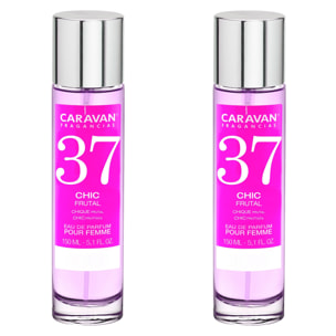 Caravan fragancias set de 2 frascos perfume de mujer nº37, de 150 ml