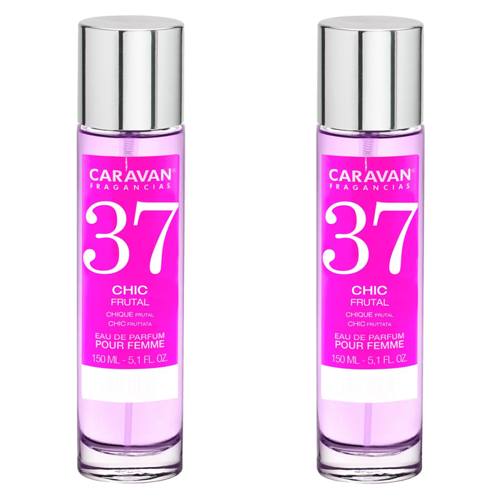 Caravan fragancias set de 2 frascos perfume de mujer nº37, de 150 ml