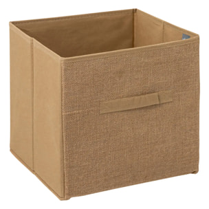 Panier toile de jute 31x31cm "Mix N' Modul"