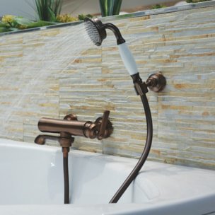 Mitigeur bain douche avec pommeau de douche et support Paini Lady's Auburn