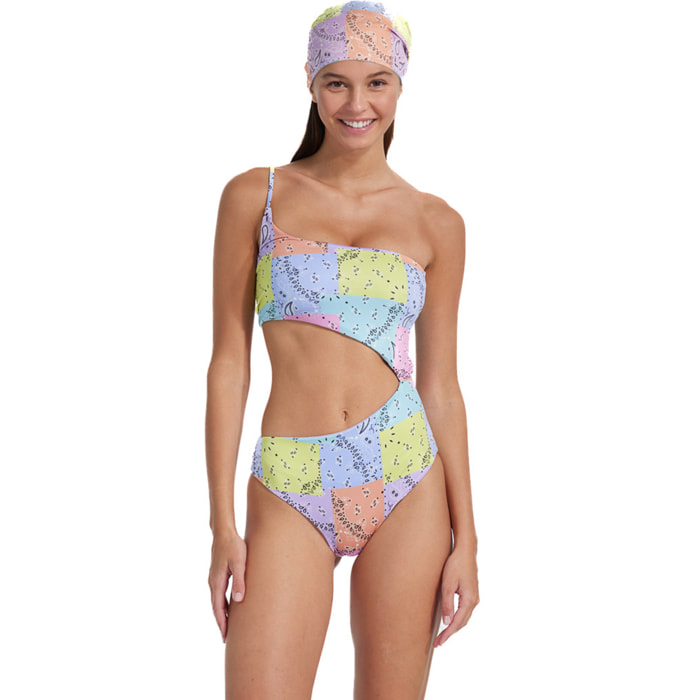 Costume mare donna intero trikini bandana Noidinotte