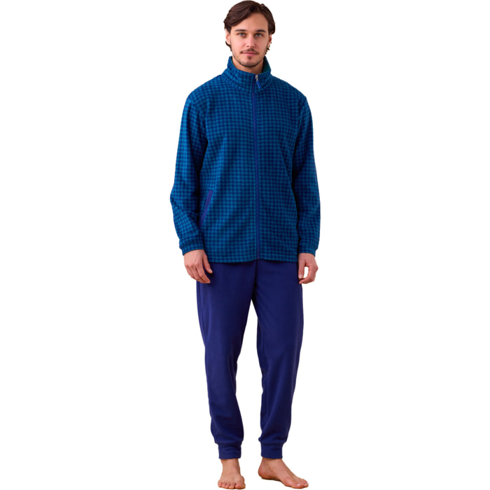 Giacca uomo micropile articolo pied-de-poule. Noidinotte