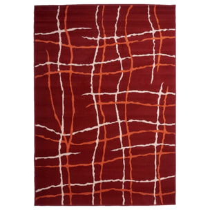 Tapis salon et chambre tissé motif abstrait NAKI
